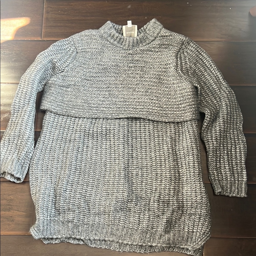 Mason Oversized Silver/Grey Sweater, size L